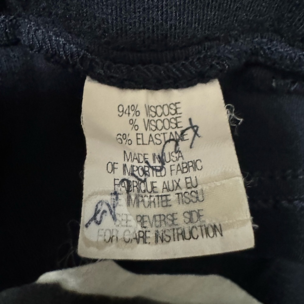 Theory Navy Leggings Size P - Picture 4 of 7